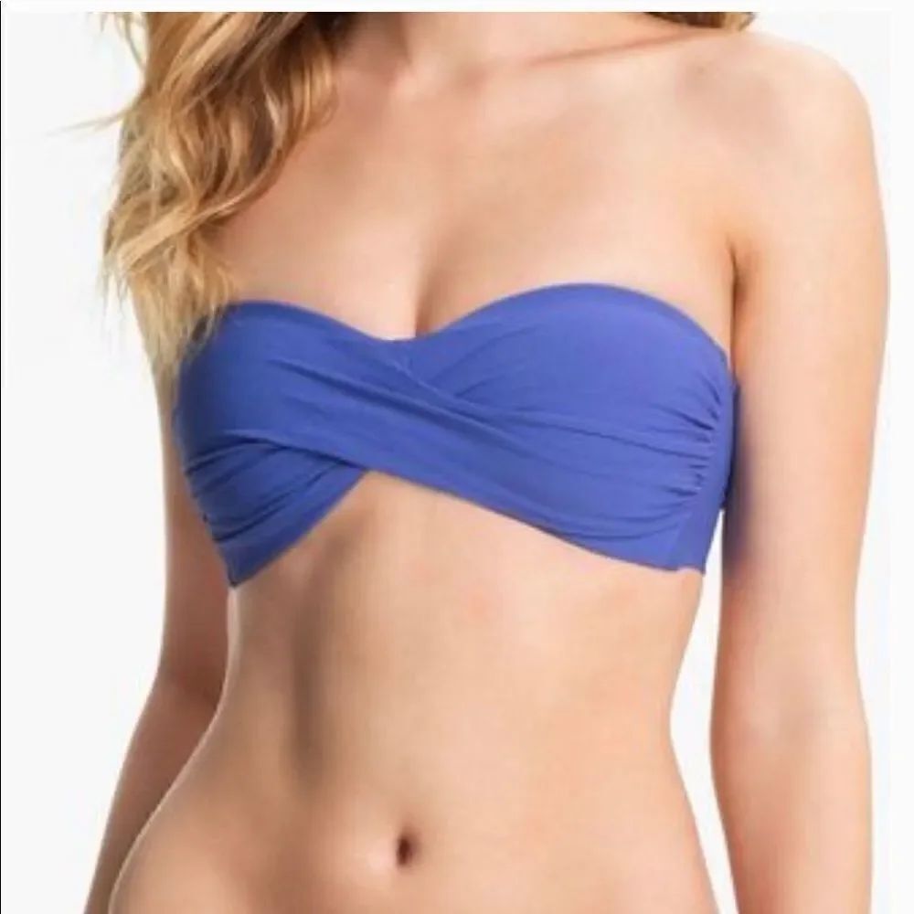 Robin Piccone Bandeau bikini top. - Picture 2 of 6